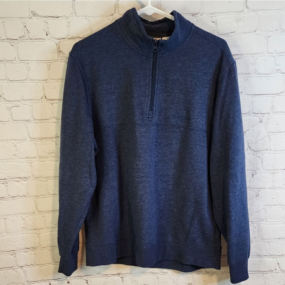 Men's Field & Stream zip-up fleece sweater, size small